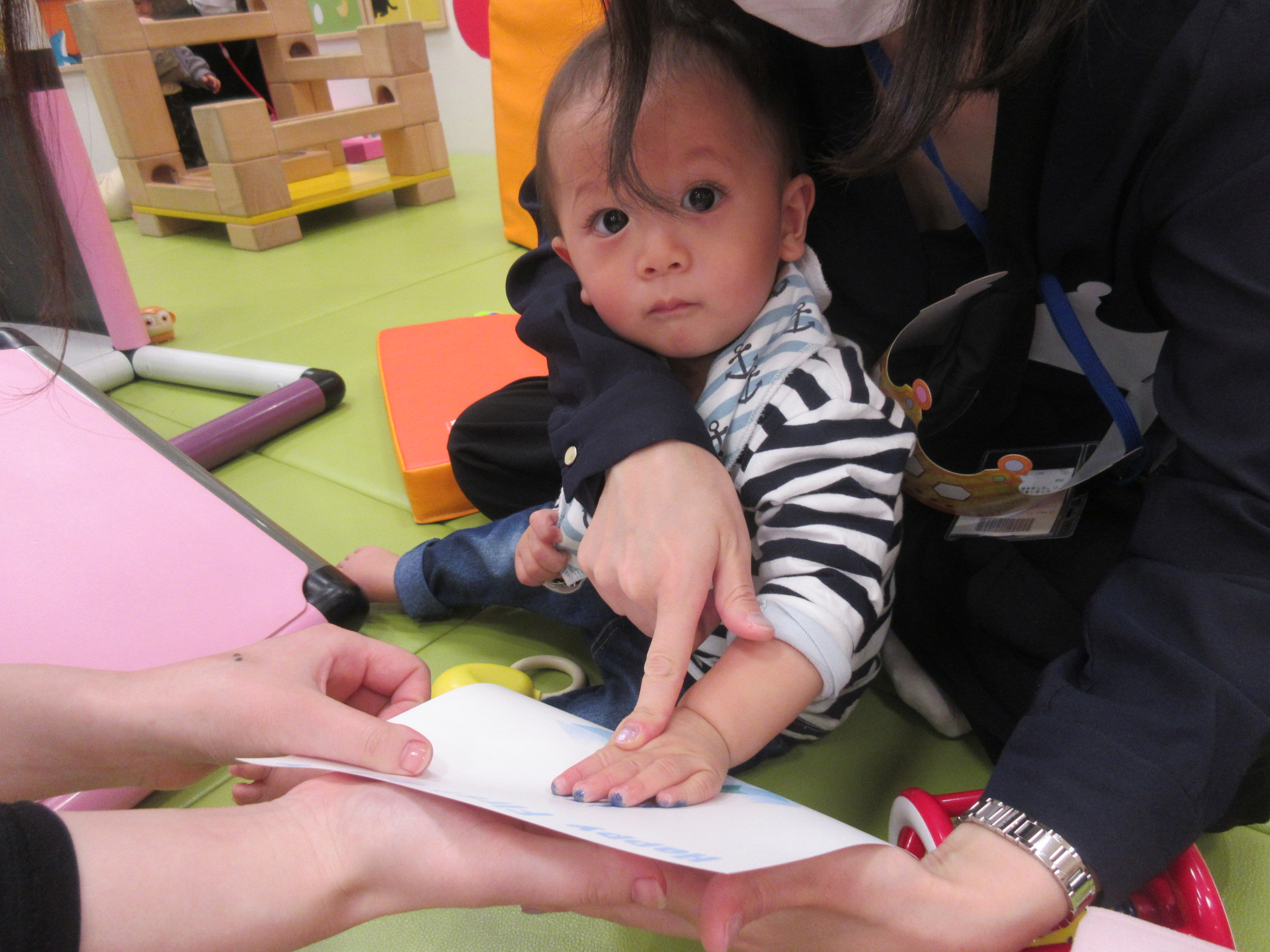 赤ちゃんイベント♪敬老の日カードづくり