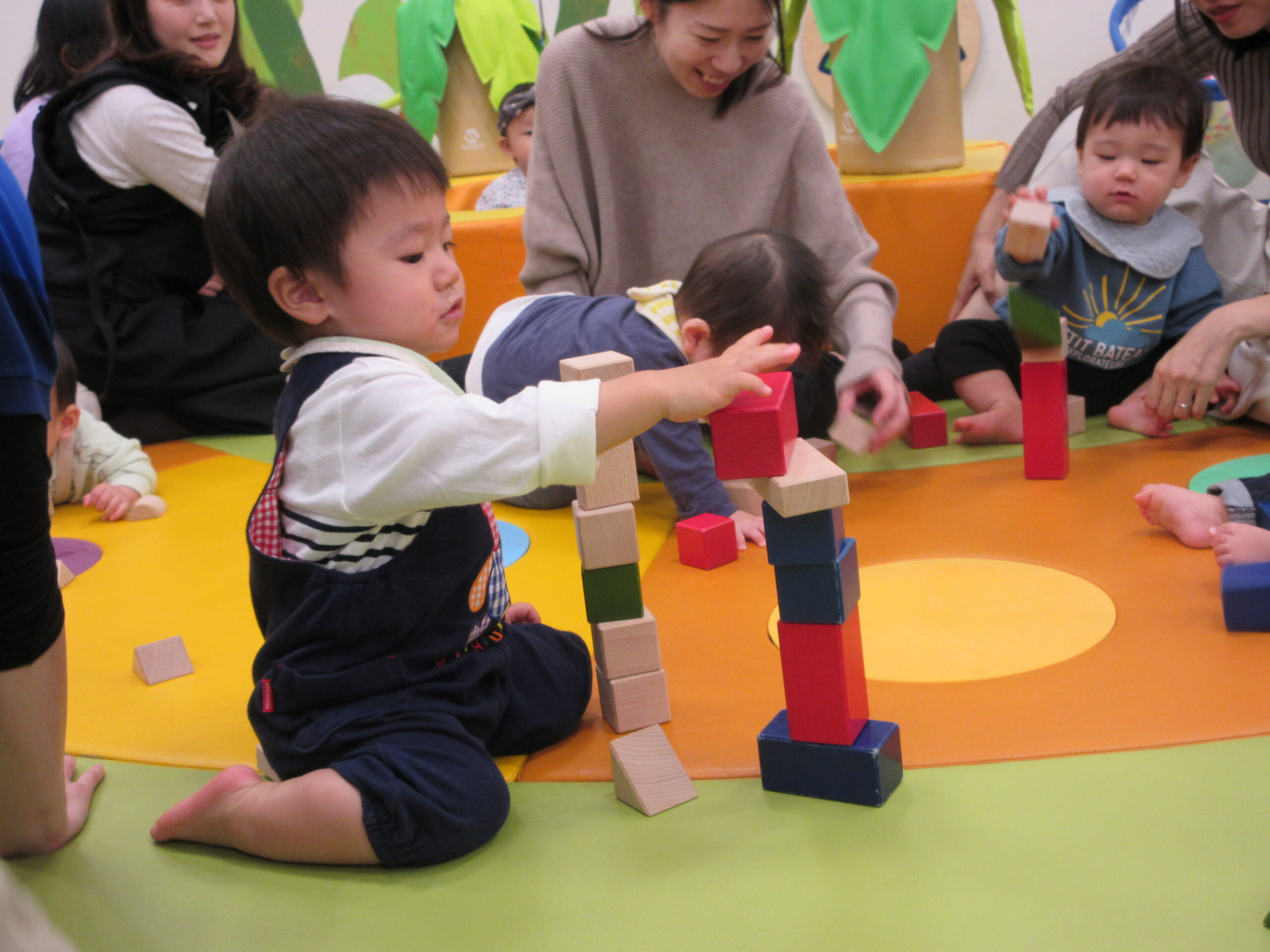赤ちゃんイベント♪ブロックであそぼう