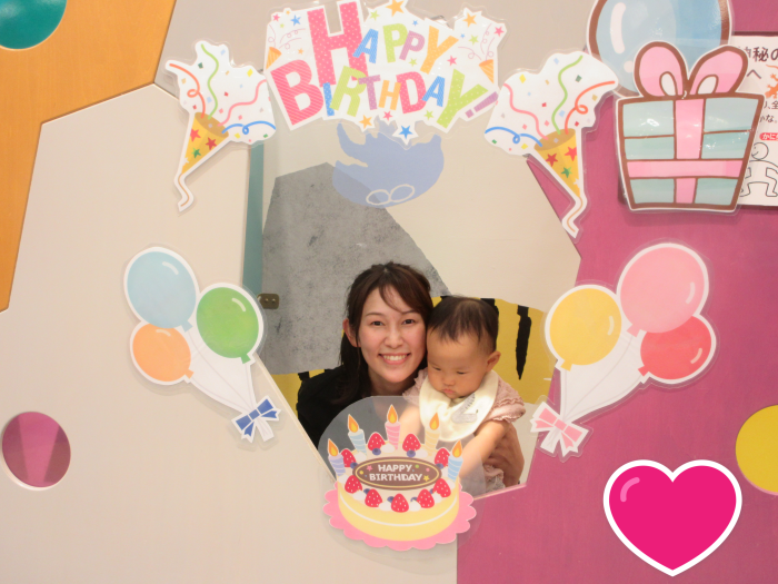 【有料】赤ちゃんイベント♪１歳のお誕生日会