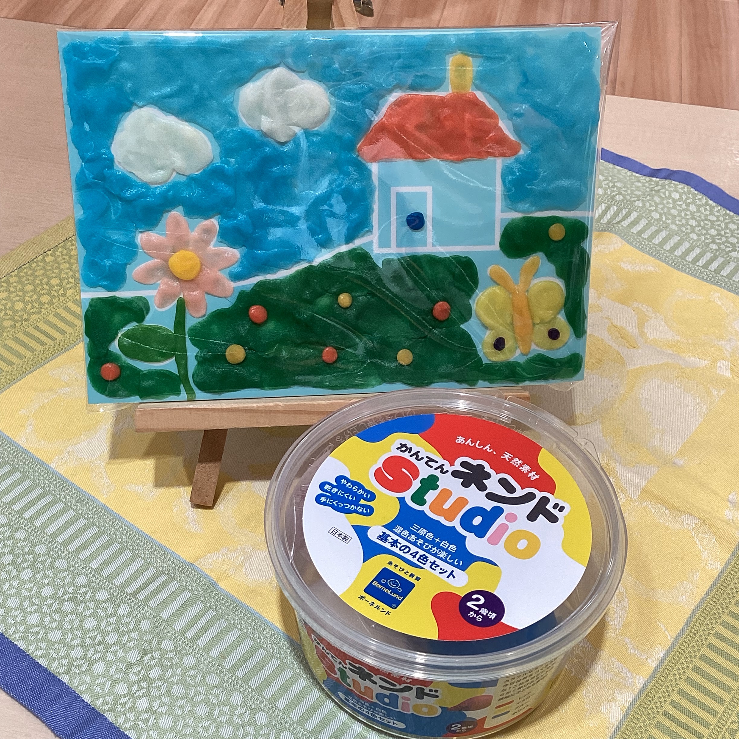 かんてんネンドでお絵描きをしよう♪