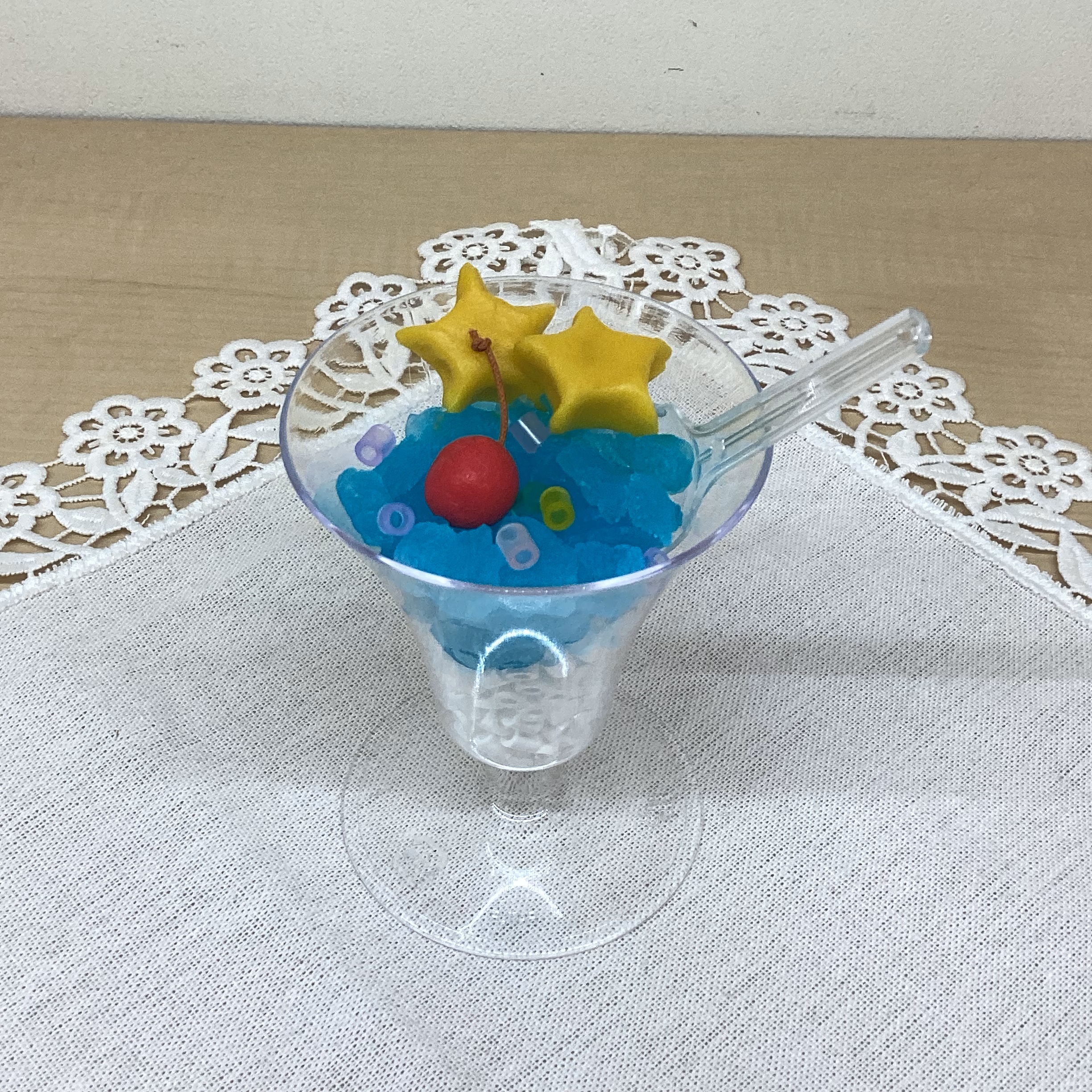 かんてんネンドで七夕のデザートをつくろう