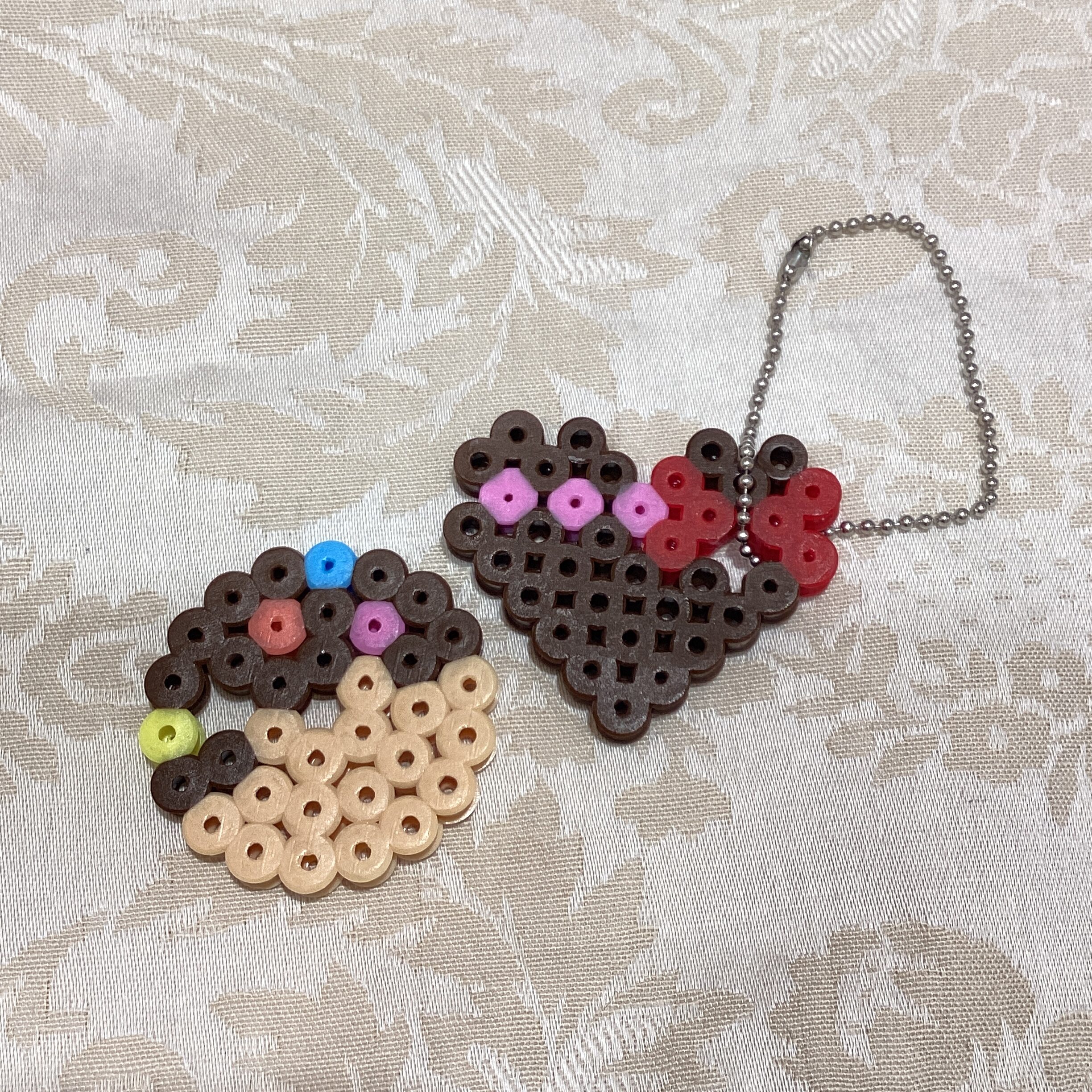 ハマビーズでキーホルダーをつくろう♪