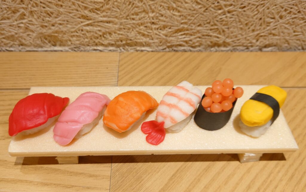 ワークショップイベント☆かんてんネンドでお寿司作り