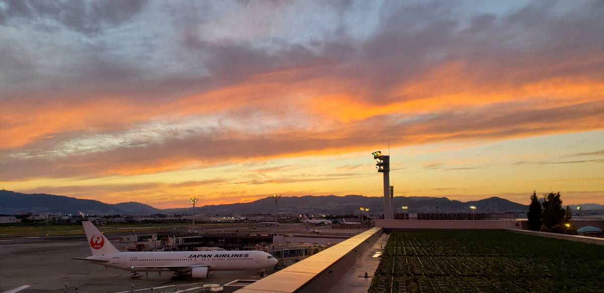 空港の空写真