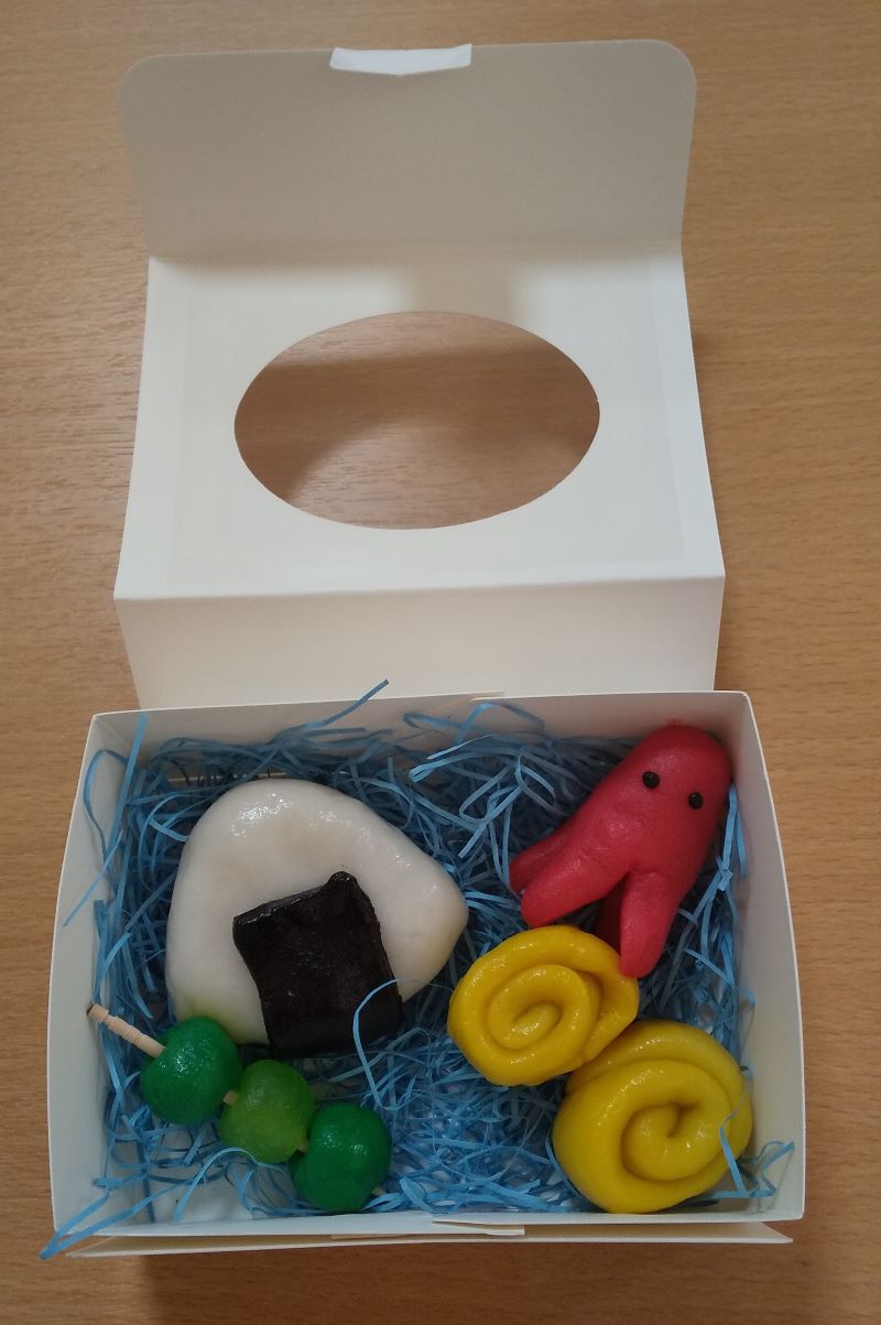 かんてんネンドでお弁当作り