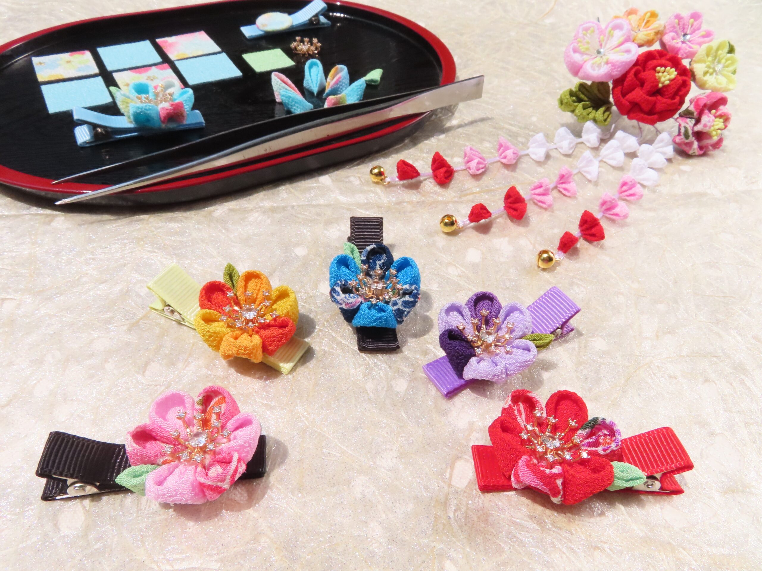 【夏のワークショップ】日本の伝統工芸・つまみ細工クラフト