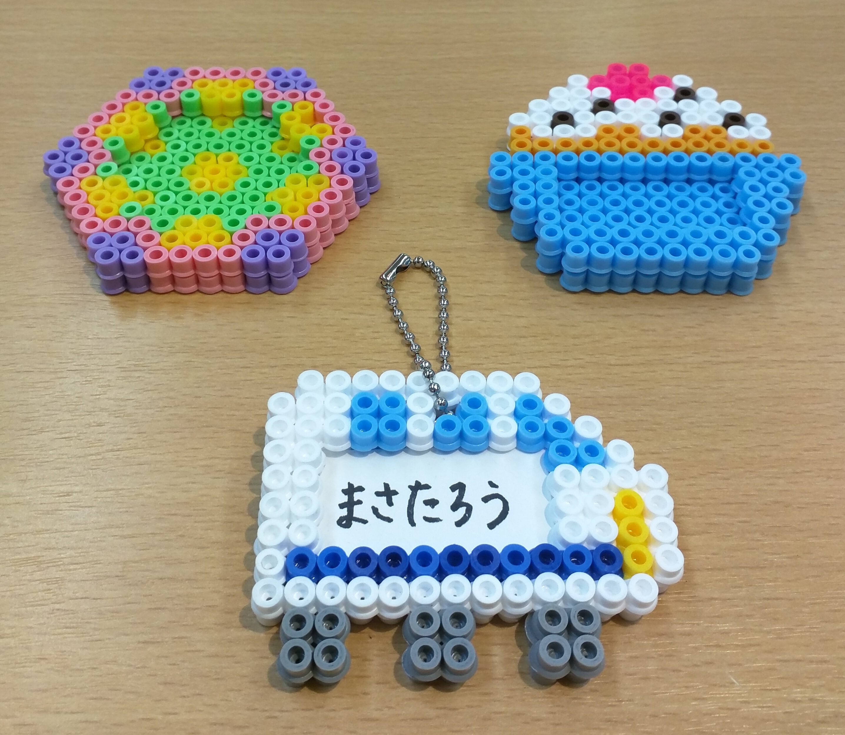 ﾊﾏﾋﾞｰｽﾞでﾈｰﾑﾌﾟﾚｰﾄを作ろう