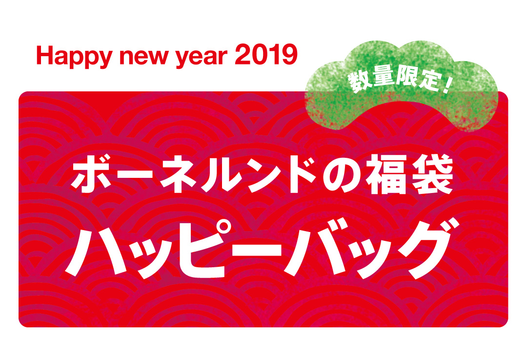 新しい年、新しいあそびで初笑い。「ハッピーバッグ 2019」販売！