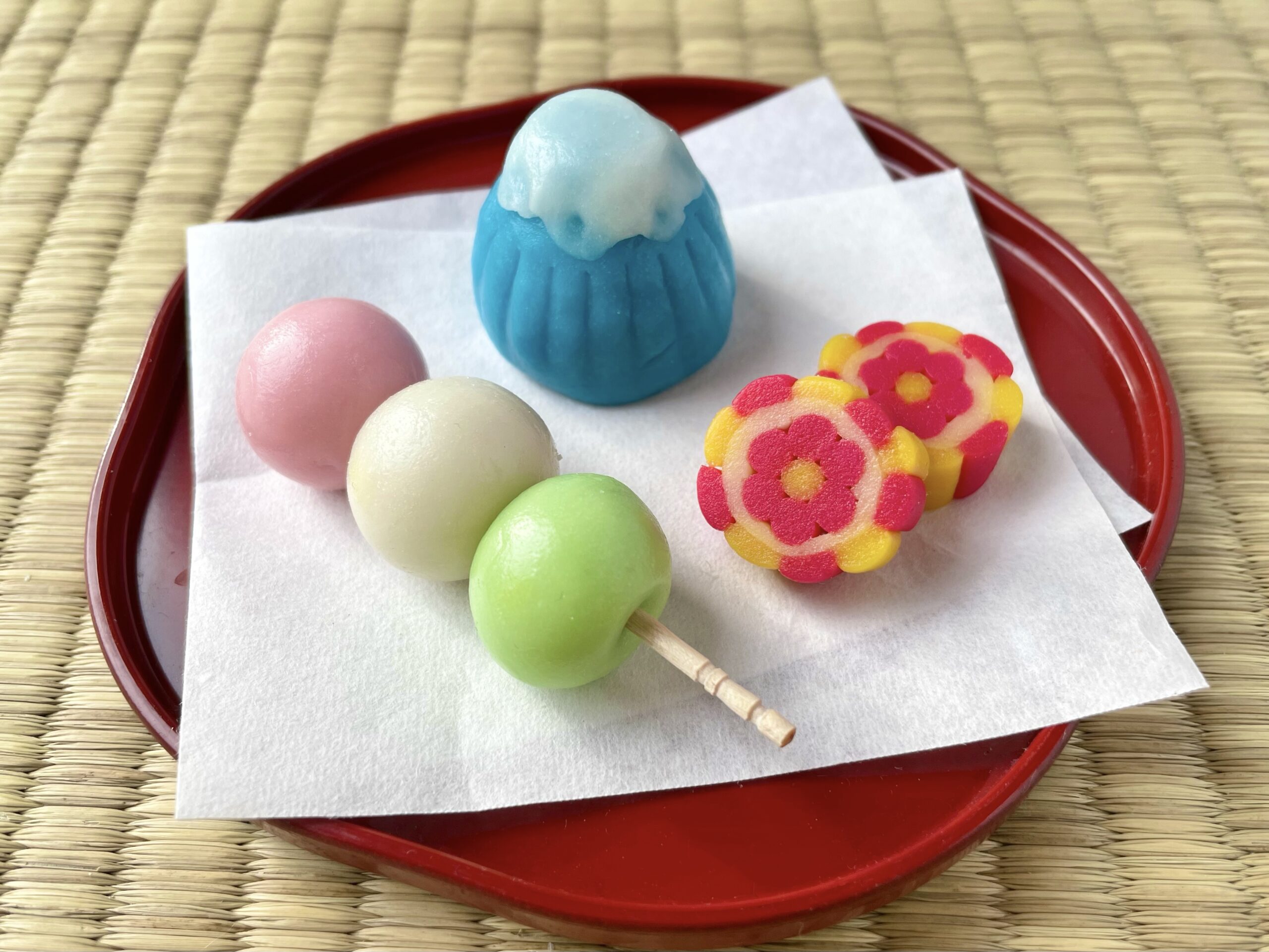 かんてんねんどで和菓子を作ろう！