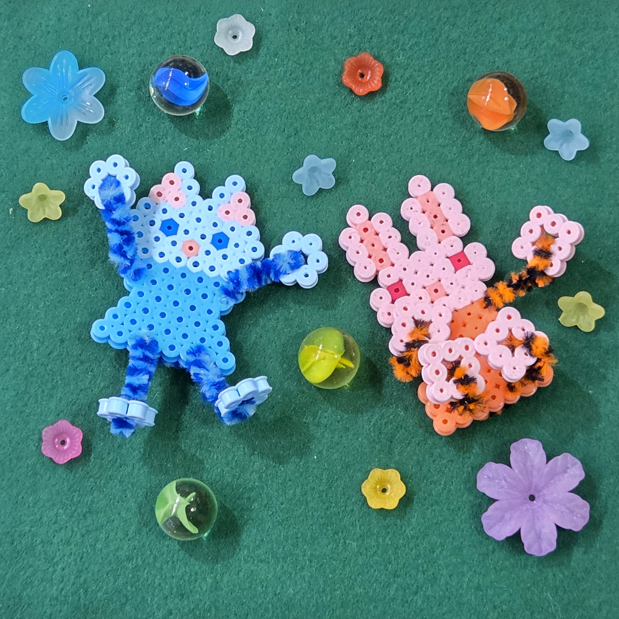 ハマビーズでどうぶつドールをつくろう