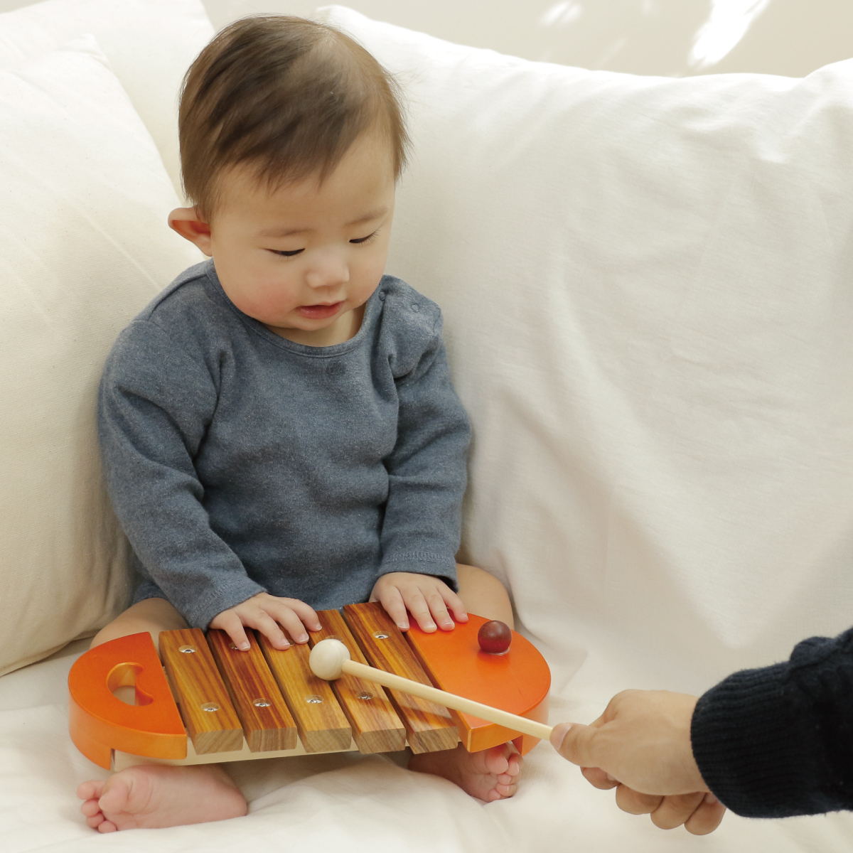 ０歳児からのシロフォン♪♪