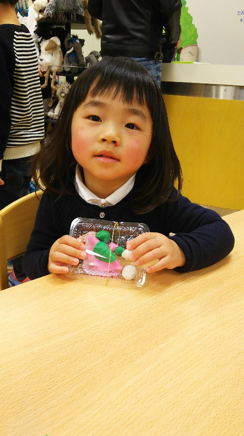 🍡イベント報告🍡かんてんネンドで三色だんごと桜もちをつくろう！！