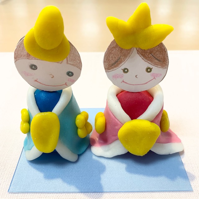 かんてんネンドでひなまつり