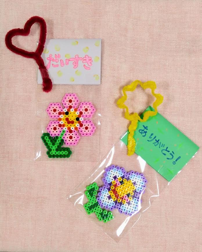 ～ありがとうを伝えよう～アイロンビーズでお花づくり