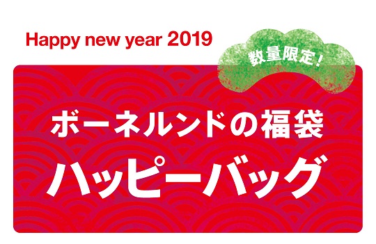 新しい年、新しいあそびで初笑い。「ハッピーバッグ2019」販売！